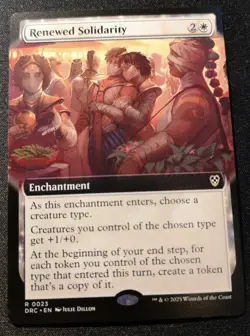 Renewed Solidarity - Extended Art - DFC - MTG - NM - EN - 0023 - Image 1