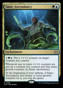 Simic Ascendancy Commander: The Lost Caverns of Ixalan NM MTG Non-Foil - Image 1