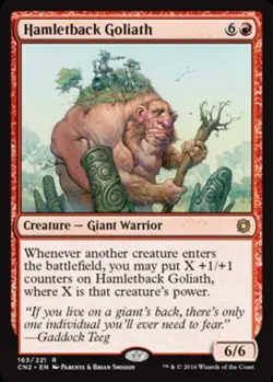 x1 Hamletback Goliath - Foil R MTG Conspiracy 2 Take the Crown M/NM, English - Image 1