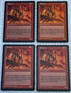 MTG Shocker Tempest Regular Rare Playset x4 - Image 1