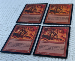 MTG Shocker Tempest Regular Rare Playset x4 - Image 2