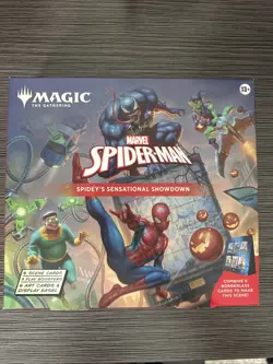 Marvel's Spider-Man Magic The Gathering Scene Box Borderless Foil Venom Mtg Spm - Image 1