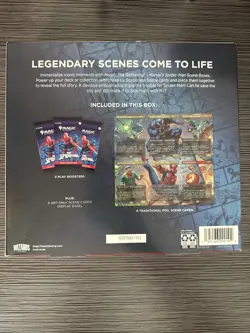 Marvel's Spider-Man Magic The Gathering Scene Box Borderless Foil Venom Mtg Spm - Image 2