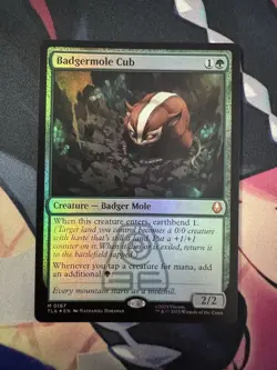 FOIL PRESALE BADGERMOLE CUB Avatar: The Last Airbender TLA Magic MTG MINT CARD - Image 1