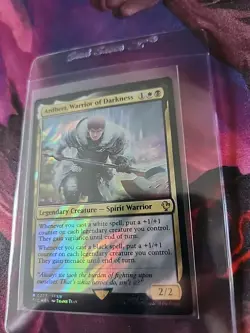 MTG Final Fantasy Ardbert, Warrior of Darkness Surge Foil Rare 0077 FIC 2025 NM - Image 3