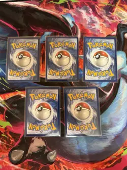 Lot Of 5 - Pokemon Mega Evolution Me01 Illustration Rares NM/M. - Image 2