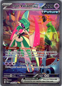 Iron Valiant ex 249/182 SV04: Paradox Rift Special Illustration Rare - NM - Image 1