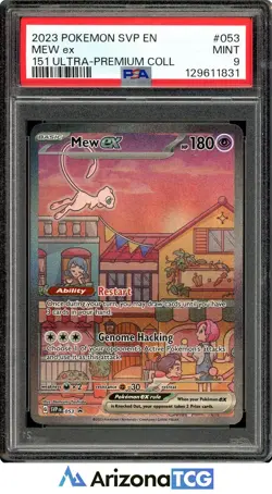 Pokemon 2023 Mew ex #053 Full Art Promo 151 Ultra-Premium Collection PSA 9 - Image 1