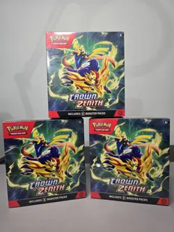 Pokemon TCG Crown Zenith Booster Bundle NEW Sealed X3 - Image 1