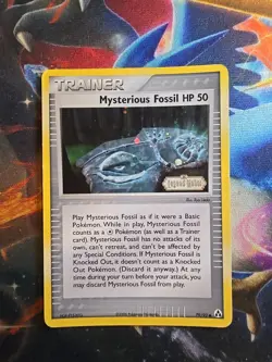 Pokemon Mysterious Fossil 79/92 Legend Maker Stamped Reverse Holo MP - Image 1
