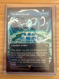 The Water Crystal (Borderless) [FINAL FANTASY] Magic MTG FOIL - Image 1