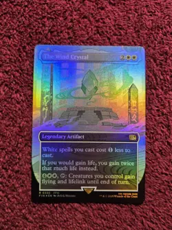 MTG The Wind Crystal 0330 (Borderless) Final Fantasy Foil - Image 1