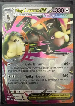 Pokemon Phantasmal Flames Mega Lopunny ex 84/094 Double Rare NM Pack Fresh - Image 1