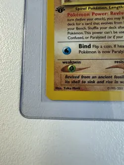 Omanyte 1st Edition 60/75 Neo Discovery WOTC Vintage Pokemon - Image 3