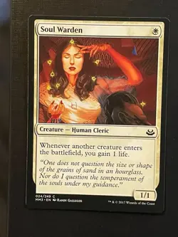 Magic the Gathering Soul Warden ~ Modern Masters 2017 MTG **Bonus - Image 1