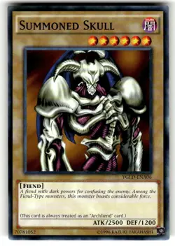 Summoned Skull YGLD-ENA06 King of Games: Yugi's Common Unlimited NM - Image 1