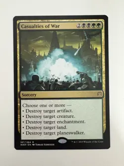 Casualties of War MTG Magic the Gathering Card NM Near Mint WAR - Image 1