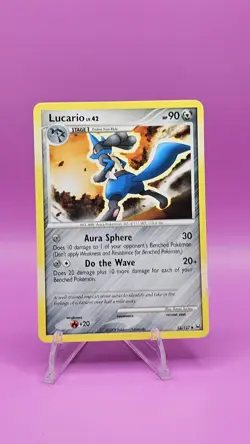 Lucario 53/127 Platinum 2009 Uncommon Pokemon Card NM/LP - Image 1