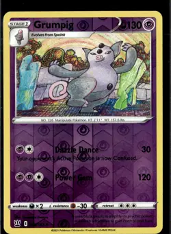 Pokemon Grumpig 056/163 Battle Styles Reverse Holo Uncommon 3 Card Lot - Image 1