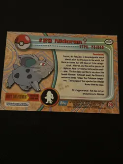 TOPPS POKEMON CARD NIDORAN N 29 - Image 2