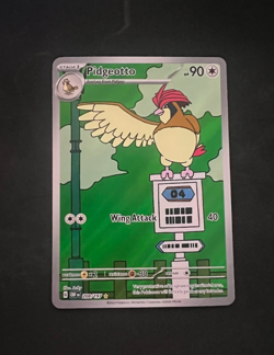 Pidgeotto 208/197 Scarlet & Violet Obsidian Flames Pokemon Card NM Pack Fresh - Image 1