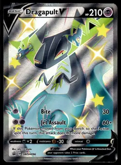 Pokemon TCG SWSH: Sword & Shield Promo Cards #SWSH096 Dragapult V NM - Image 1