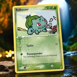 Bulbasaur 45/100 - Non-Holo EX Crystal Guardians - Pokemon TCG Card - LP - Image 1