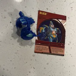Bakugan Aquos Elico Battle Brawlers 680G RARE W/ Card - Image 3