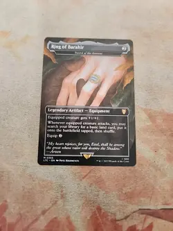 Ring Of Barahir-Sword Of The Animist Commander The Lord Of The Rings MTG NM - Image 1