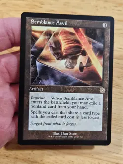 Semblance Anvil The Brothers' War Retro Frame Rare Magic MTG WOTC M9179 - Image 3