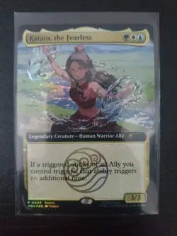 Magic The Gathering X Avatar Katara The Fearless Promo Card SDCC 2025 - Image 1
