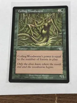 Coiling Woodworm Nemesis #103 MTG Magic the Gathering - Image 1
