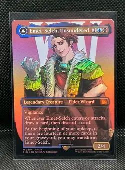 Emet-Selch, Unsundered (Borderless) Final Fantasy Foil, UNPLAYED - Image 1