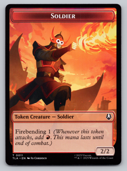 Soldier | Copy - Double Sided Token - MTG Avatar: TLA - Image 1