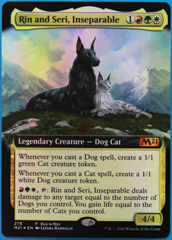 Rin and Seri, Inseparable (Buy-A-Box Promo) FOIL Core Set 2021 M21 NM (507038) - Image 1