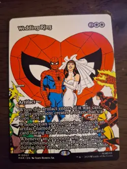 Wedding Ring (Borderless) Marvel Universe Eternal-Legal Regular for sale online - Image 1