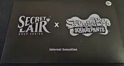 MTG Secret Lair x Spongebob Squarepants: Internet Sensation Non-Foil SEALED - Image 1