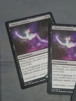 X1 LILIANA'S CONTRACT - M19 - MTG - Magic the Gathering-NM Condition - Image 3
