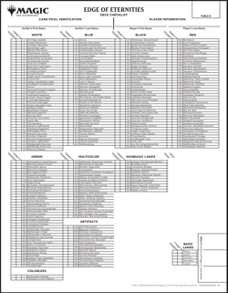 EDGE OF ETERNITIES EOE Sealed Complete Full Set MtG Magic Commander - Image 4