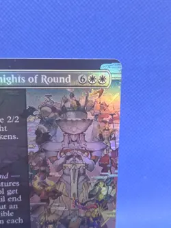 Magic the Gathering Final Fantasy Summon: Knights of Round Borderless Foil NM - Image 4