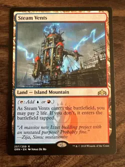 Steam Vents - Guilds of Ravnica - NM - MTG - Image 1