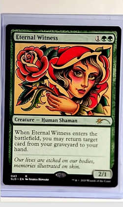 2020 MTG Magic the Gathering SLD Secret Lair Drop #43 Eternal Witness - Image 1