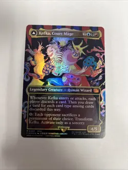 Kefka Court Mage Borderless Foil Card #0322 MTG - Image 1