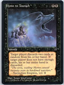 Hymn to Tourach (Van Camp) Fallen Empires - Magic The Gathering MTG - NM - Image 1
