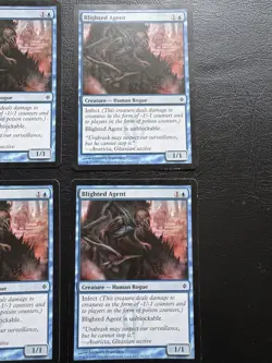 Blighted Agent X 4 - new phyrexia - Magic The Gathering - Image 3