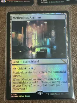 MTG Murders Karlov Manor Surveil Lands Foil Rare Lot Mortuary Falls Archives New - Image 4