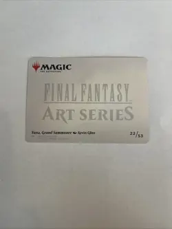Yuna, Grand Summoner Art Card (Gold-Stamped) FINAL FANTASY (FIN)(Near Mint NM) - Image 2