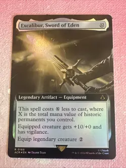 Excalibur, Sword of Eden Extended Art FOIL #169 | ACR Assassin's Creed | MTG - Image 1