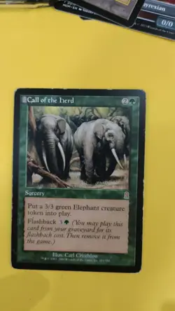 Call of the Herd - Medium Play MTG Odyssey - Image 1