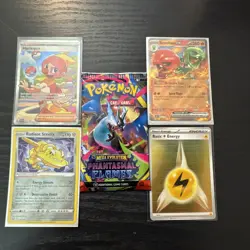 Pokemon Phantasmal Flames Booster Pack -Charizard Art FACTORY SEALED + 4 Cards - Image 1
